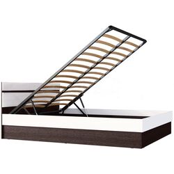 Кровать Миф Ким 140х200 Белый Глянец/Дуб Венге (c подъем. мех) Thumb