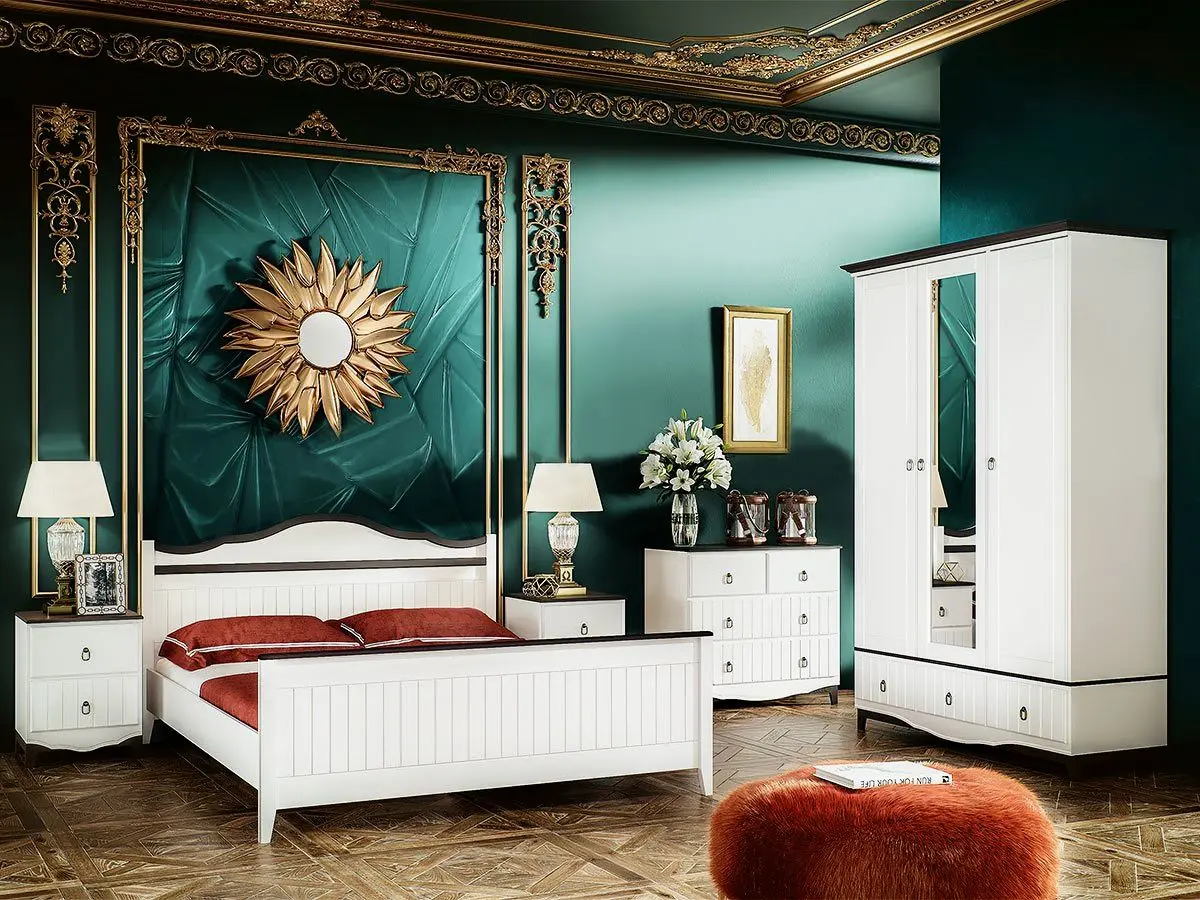 Кровать Миф Вояж 160х200 (Белый Матовый/Дуб Венге) - 3