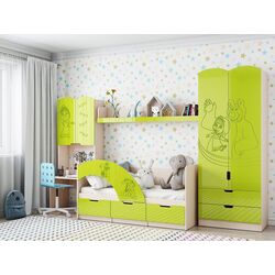 Pat Миф Yunior 3 (Lime Metallic/Bleached Oak) Thumb