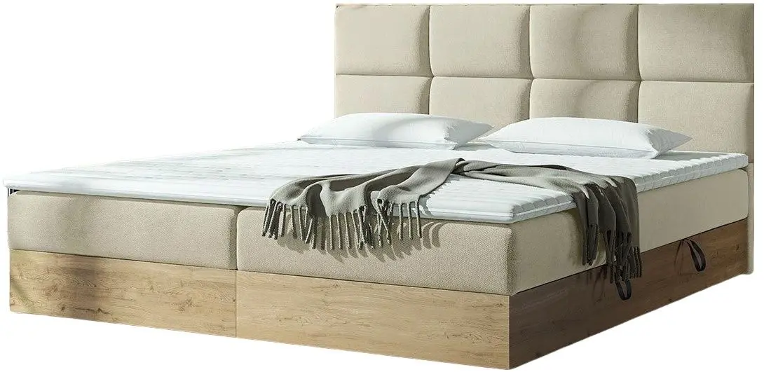 Pat continental Mirjan24 Bogonita/Euphoria 180x200 (Craft Oak Gold/Beige)