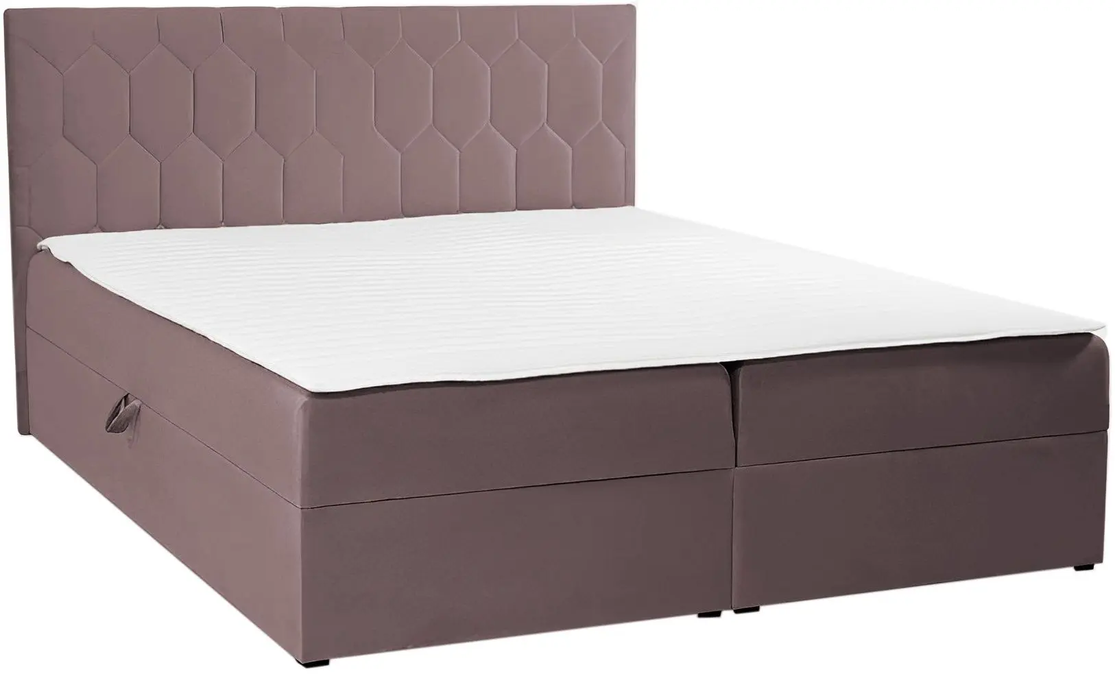 Континентальная кровать Mirjan24 Borneo M24/Top 140x200 (Antique Rose)