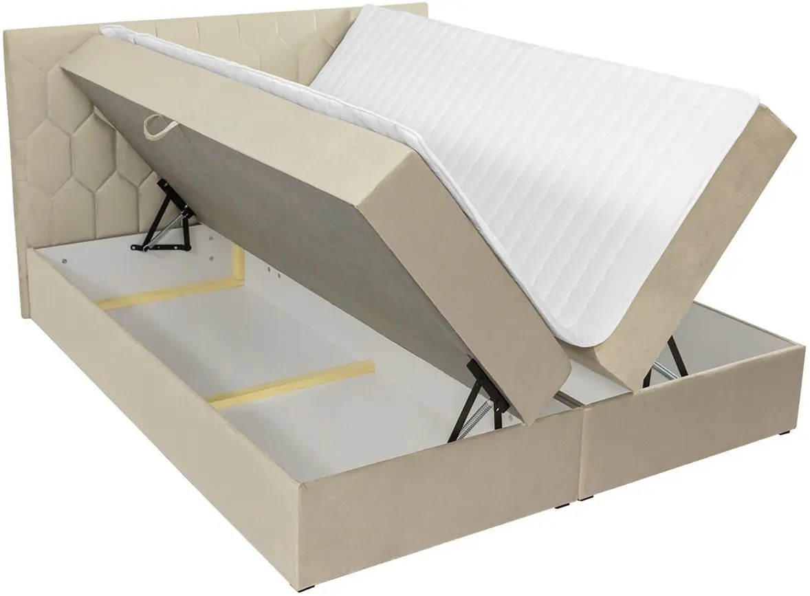 Континентальная кровать Mirjan24 Borneo M24/Top 26 180x200 (Antique Rose) - 3