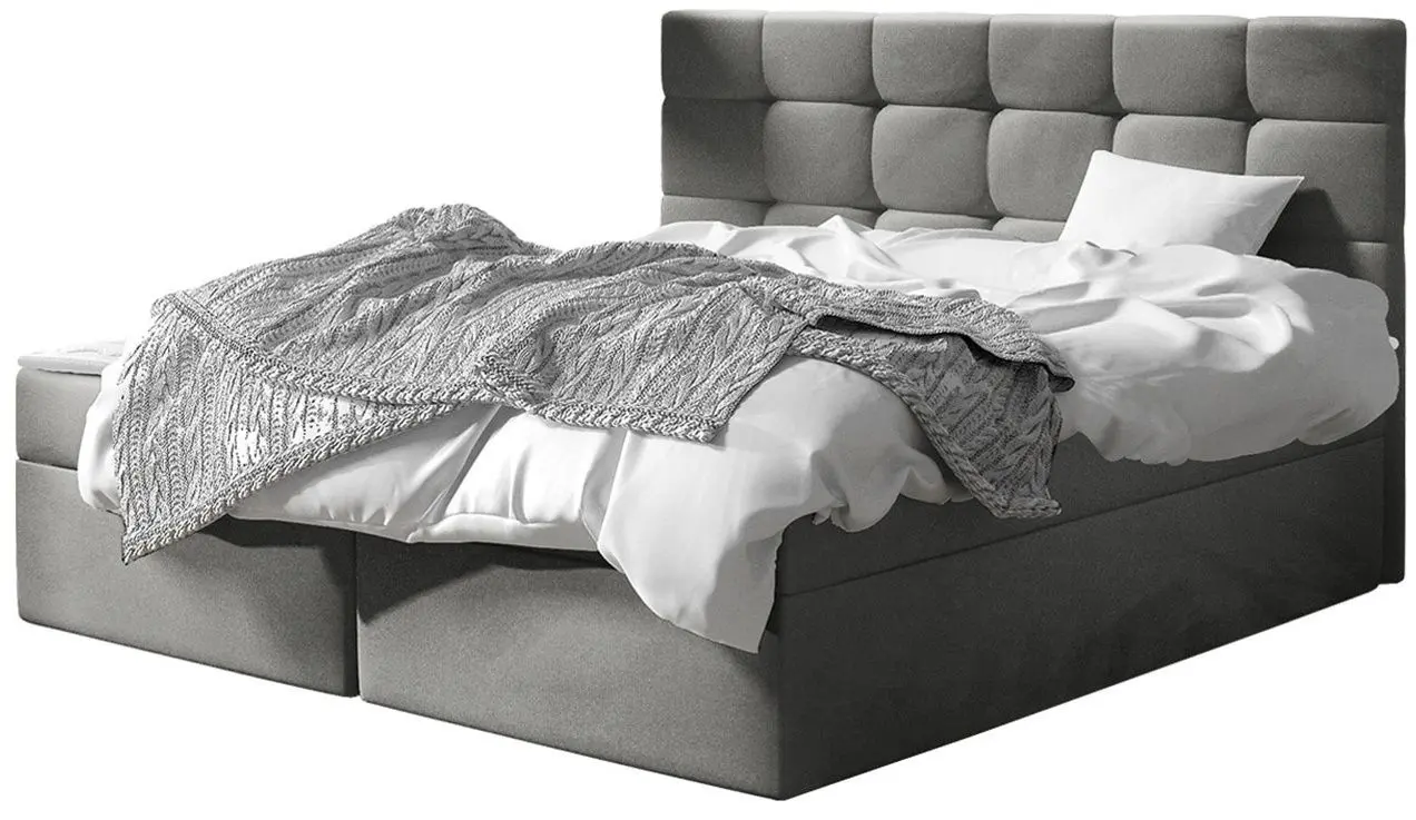 Континентальная кровать Mirjan24 Cinema/Luanda Manila 16 180x200 (Gray) - 3