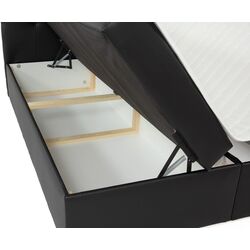 Континентальная кровать Mirjan24 Cinema/Luanda Soft 011 140x200 (Black) Thumb