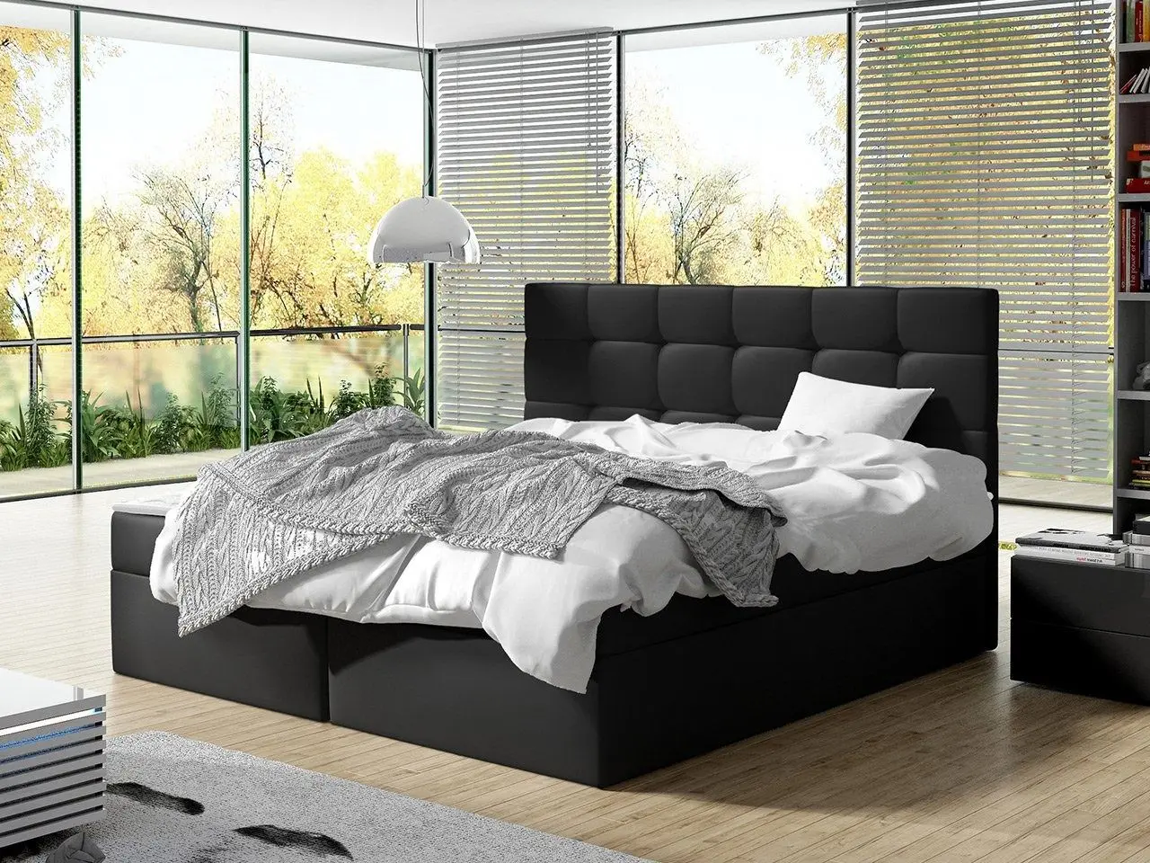 Pat continental Mirjan24 Cinema/Luanda Soft 011 160x200 (Black)