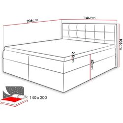 Pat continental Mirjan24 Hannah/Nele 140x200 (Gray Light) Thumb