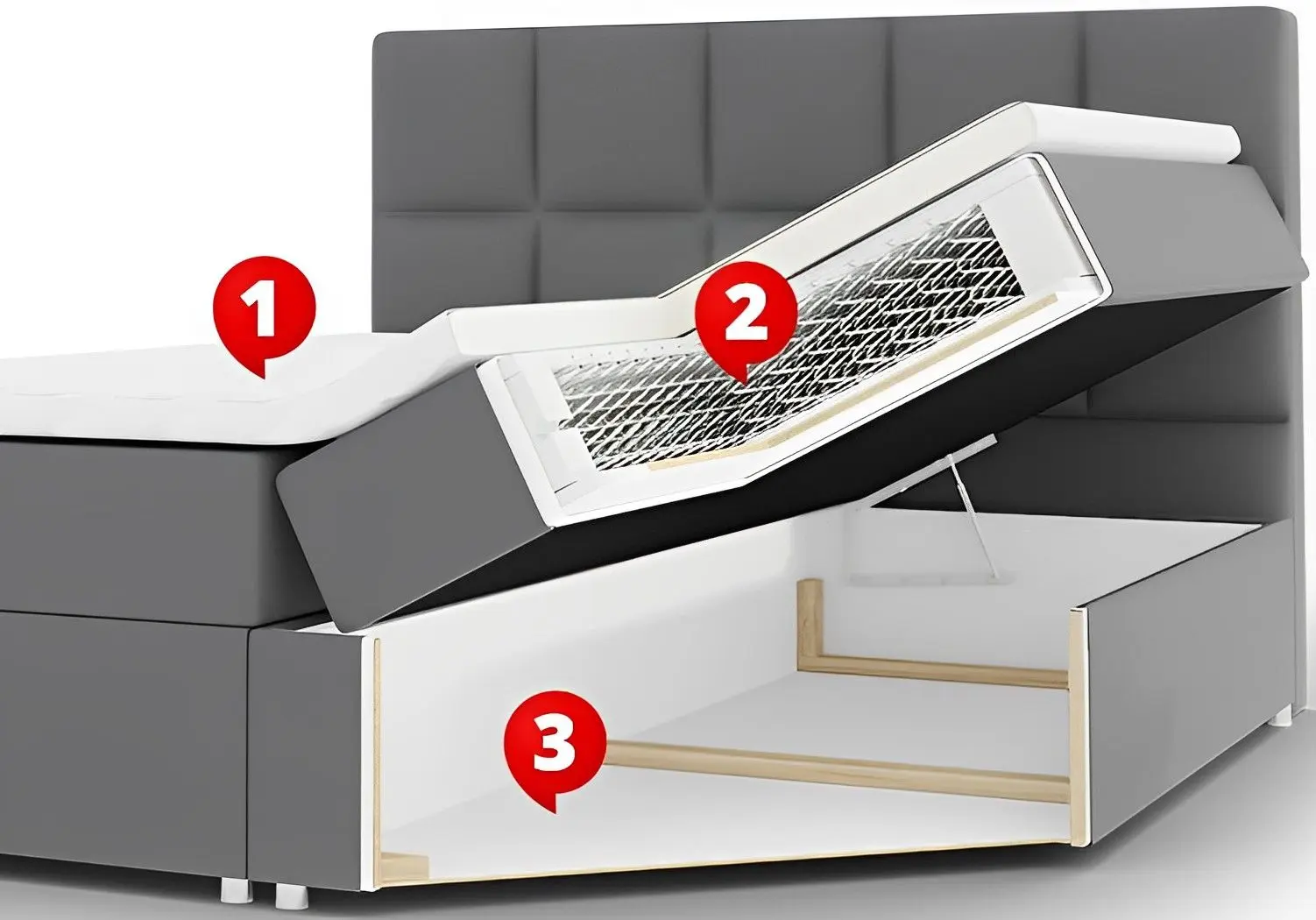 Pat continental Mirjan24 Martand/Enzo 180x200 (Beige) - 3