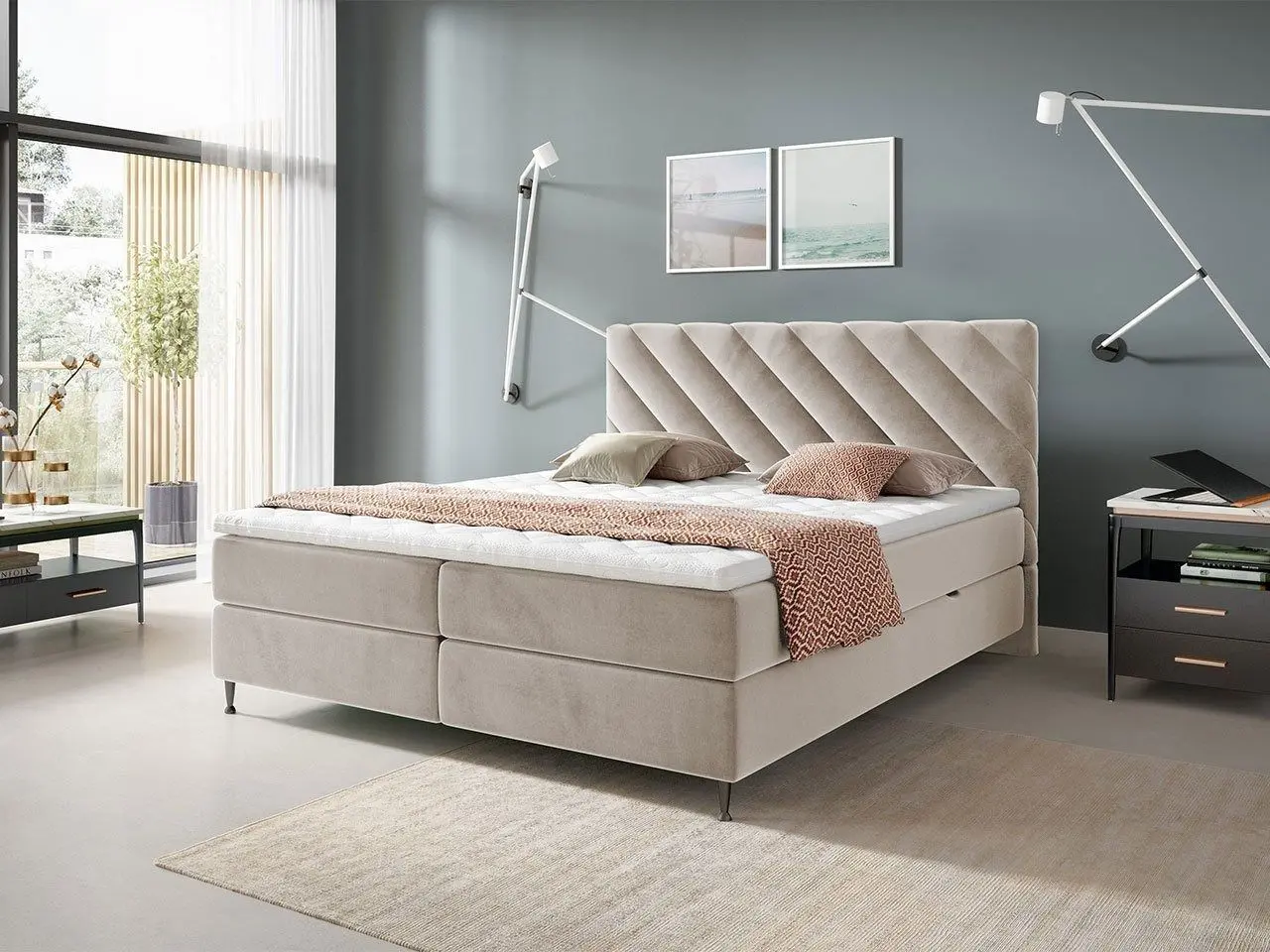 Pat continental Mirjan24 Martand/Enzo 180x200 (Beige) - 5