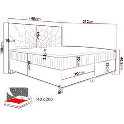 Pat continental Mirjan24 Nilezi/Prowansja 140x200 (Navy Blue) Thumb