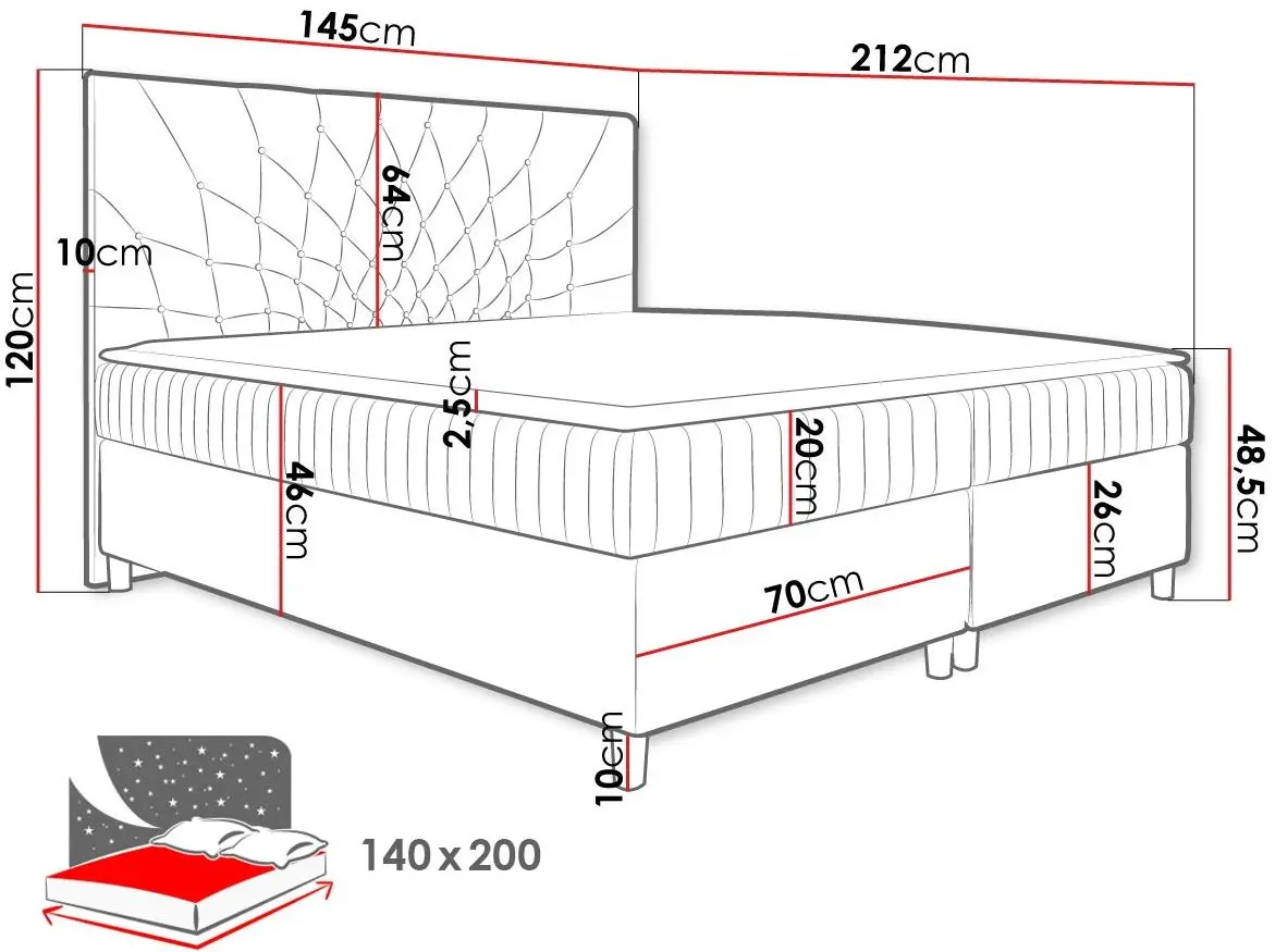 Pat continental Mirjan24 Nilezi/Prowansja 140x200 (Navy Blue) - 2
