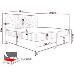 Pat continental Mirjan24 Nilezi/Prowansja 160x200 (Navy Blue) Thumb