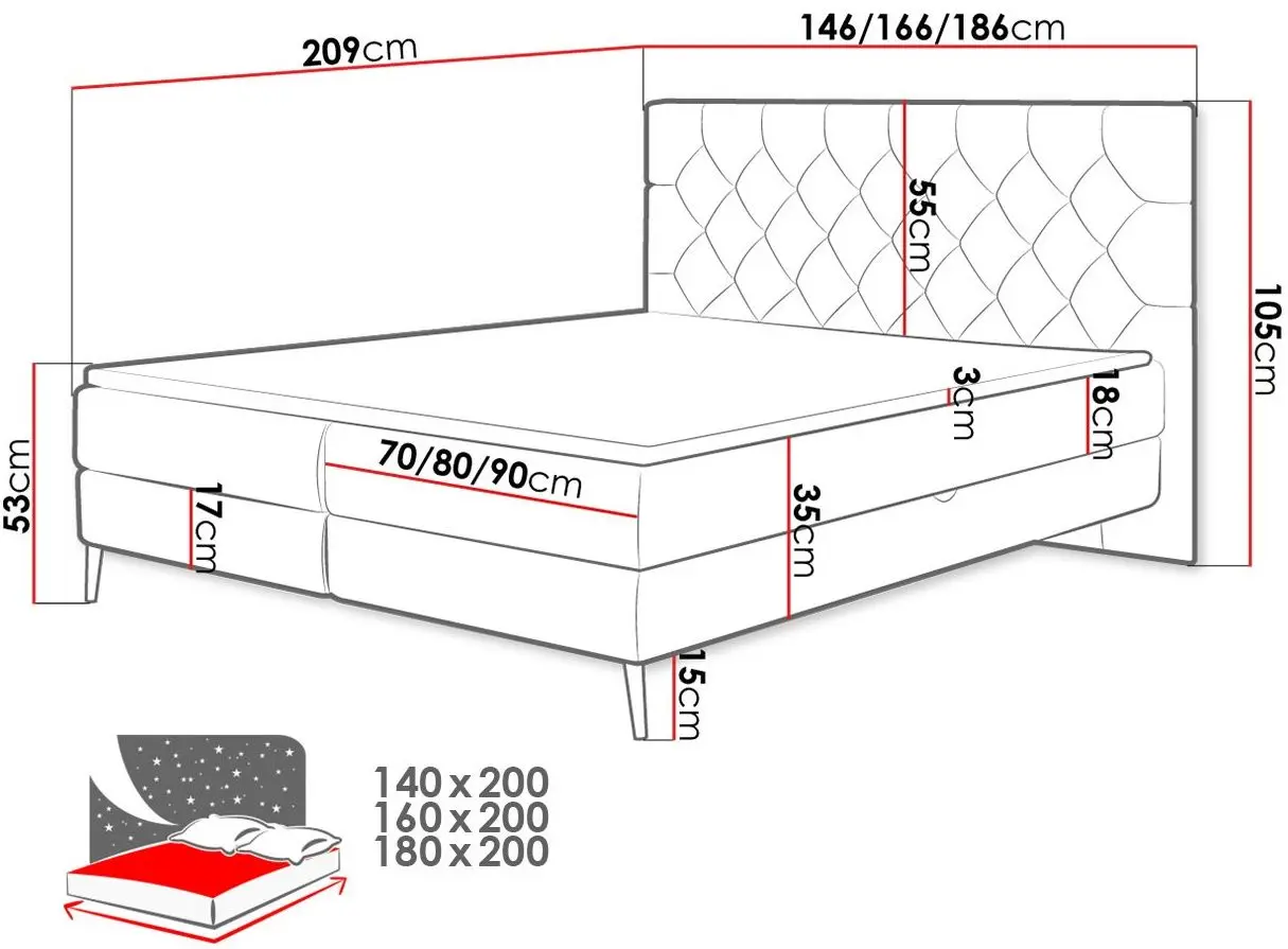 Pat continental Mirjan24 Polasi/Lara 140x200 (Gray) - 2