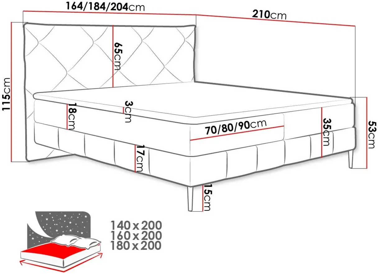 Pat continental Mirjan24 Sagiro/Grace 140x200 (Green) - 2