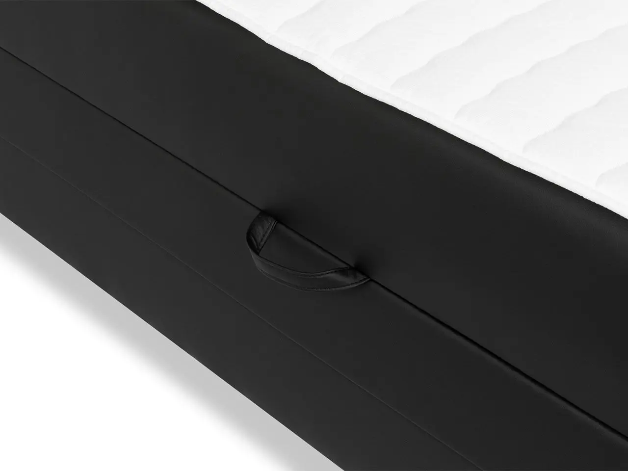 Pat continental Mirjan24 Trunida/Enter cu LED iluminare 140x200 (Black) - 5