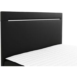 Pat continental Mirjan24 Trunida/Enter cu LED iluminare 160x200 (Black) Thumb