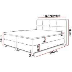 Pat continental Mirjan24 Andromeda/Dave 160x200 (Gray) Thumb