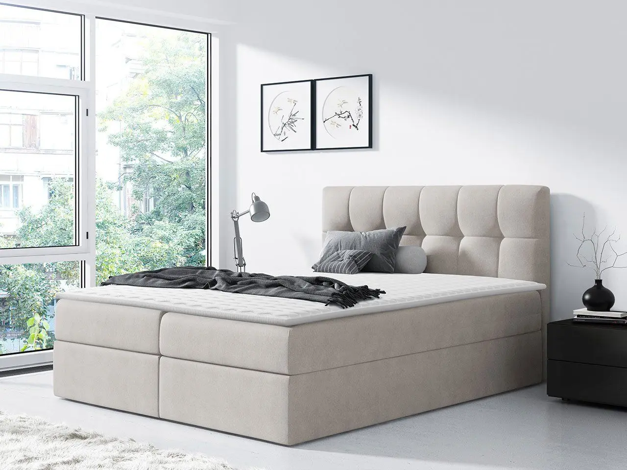 Pat continental Mirjan24 Rdest/Rico 180x200 (Beige) - 6