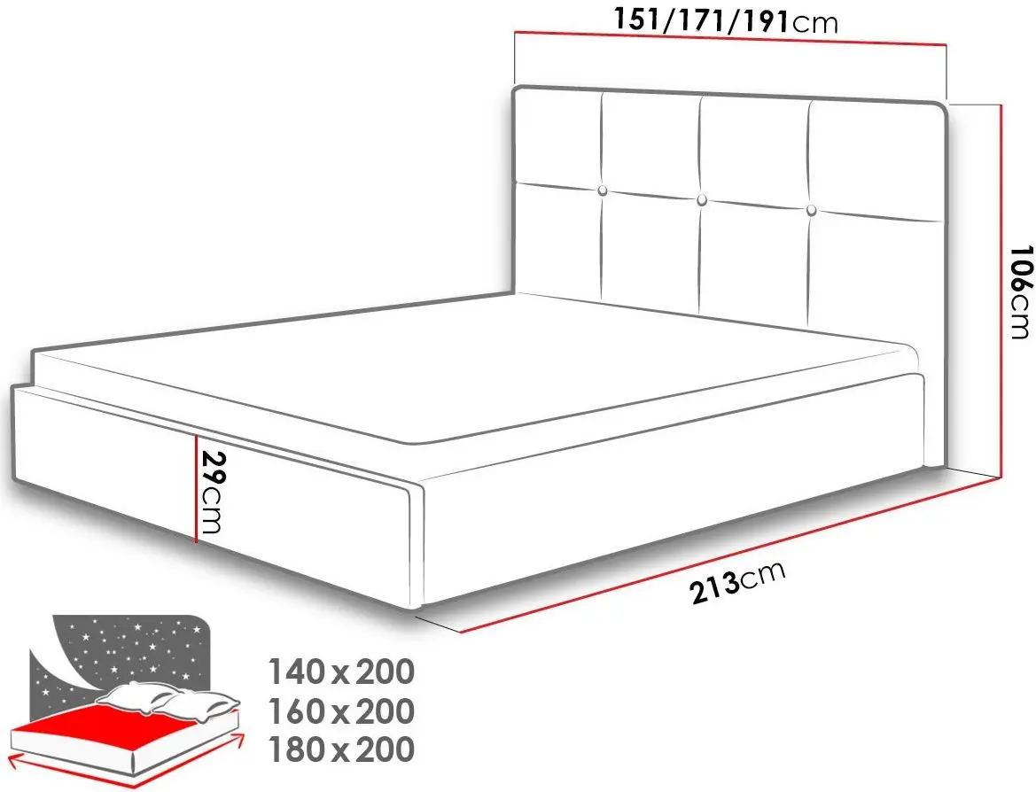 Pat Mirjan24 Atenso Duo/Allatessa 140x200 (Gray) - 7