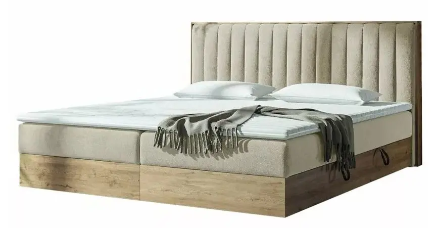 Pat Mirjan24 Bibiarko/Harmony 180x200 (Gold Craft Oak/Beige)