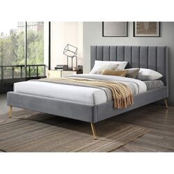 Кровать Mirjan24 Blues/Flavia ламельное основание 140x200 (Gray/Gold) Thumb