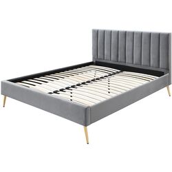 Кровать Mirjan24 Blues/Flavia ламельное основание 180x200 (Gray/Gold) Thumb