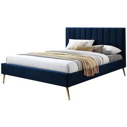 Кровать Mirjan24 Blues/Flavia ламельное основание 180x200 (Navy Blue/Gold) Thumb