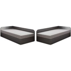 Кровать Mirjan24 Draban/Uno подъемный механизм Left 90x200 (Black/Ash Gray) Thumb