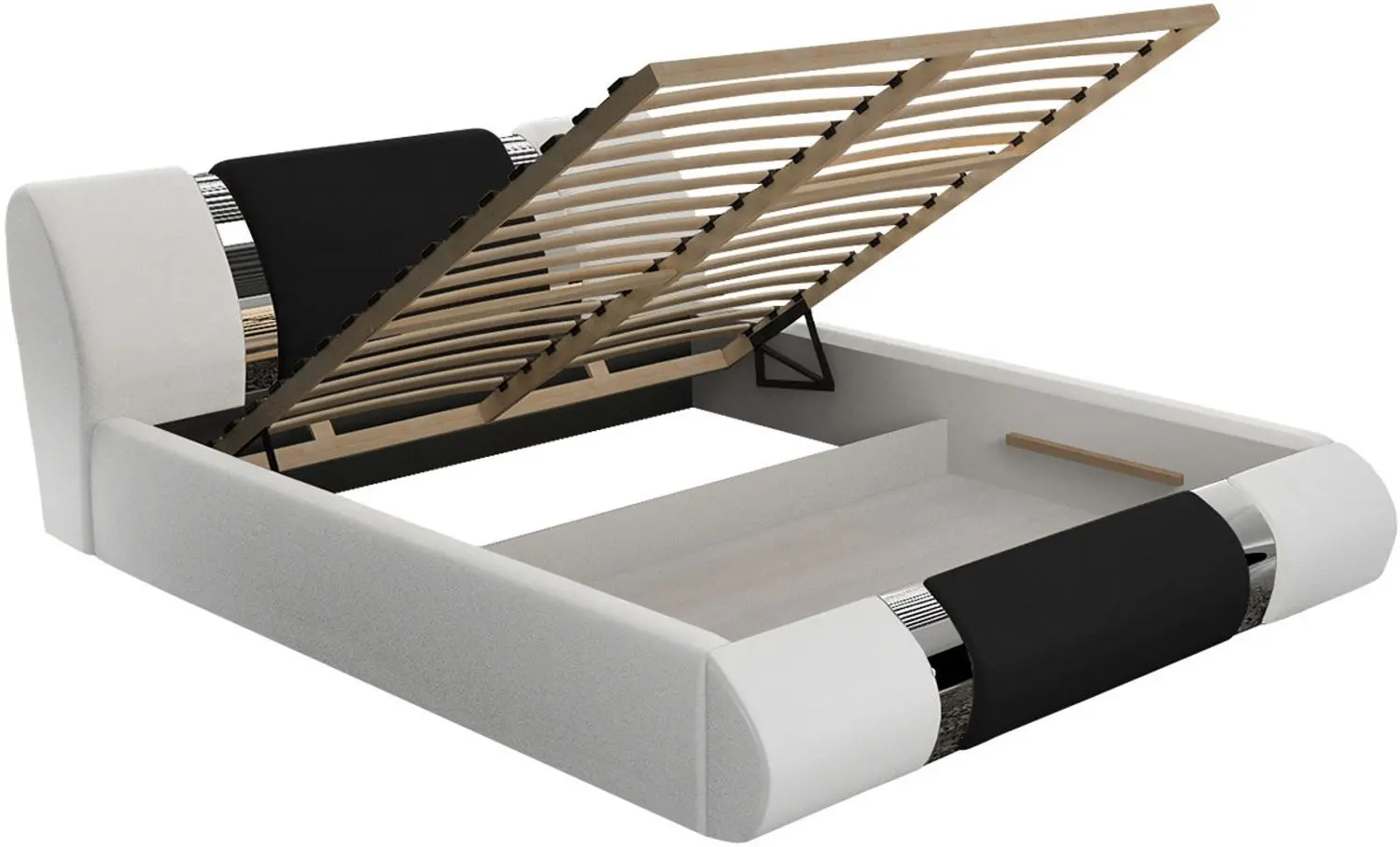 Pat Mirjan24 Gazel/Vegas 180x200 (White/Black) - 2