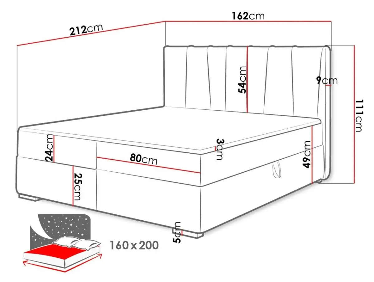 Pat Mirjan24 Jangcy/Molden 160x200 (Gray) - 4