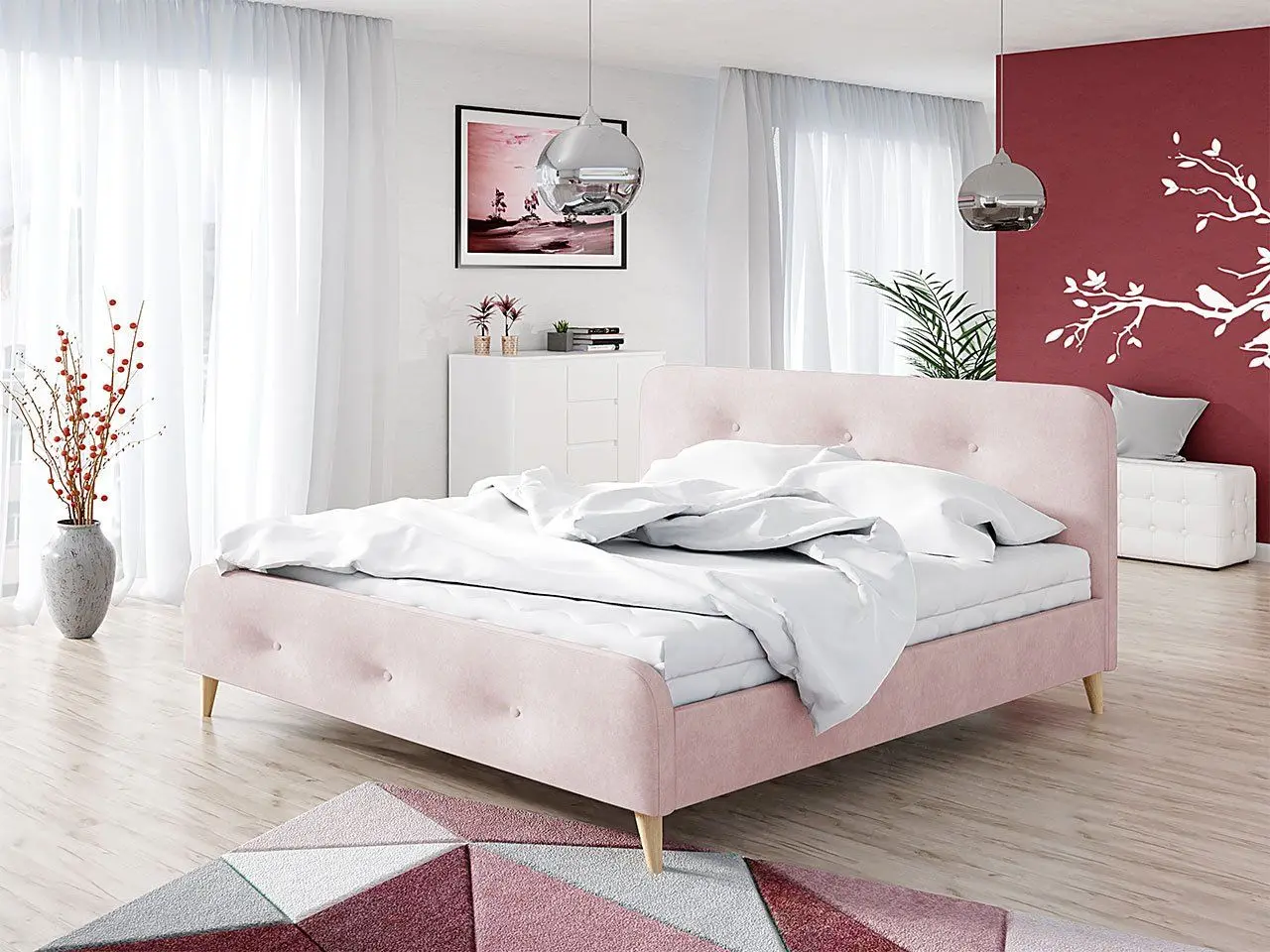 Pat Mirjan24 Loham 160x200 (Pink) - 6