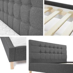 Кровать Mirjan24 Marko/Gallardo 180x200 (Dark Gray) Thumb