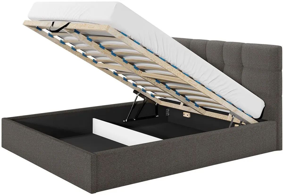 Кровать Mirjan24 Minti/Swift 140x200 (Black) - 4