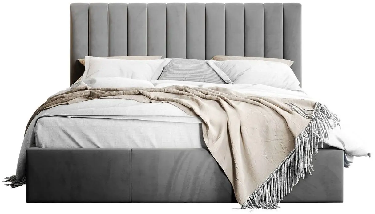 Кровать Mirjan24 Nowerins/Cosmo Fresh 32 с подъемным механизмом 160x200 (Gray) - 3