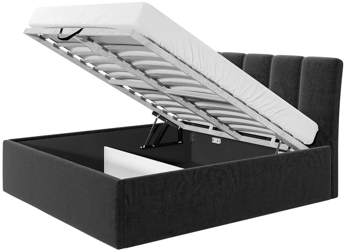 Кровать Mirjan24 Okawango/Sensi Fresh 01 с подъемным механизмом 160x200 (Beige) - 4