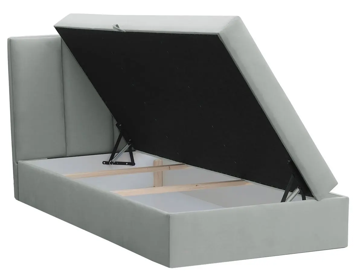 Кровать Mirjan24 Sauler/Ryga Left 100x200 (Gray) - 2