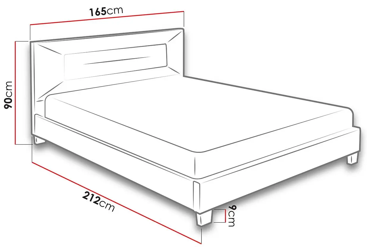 Pat Mirjan24 Talus/Dario 160x200 (Dark Gray) - 5