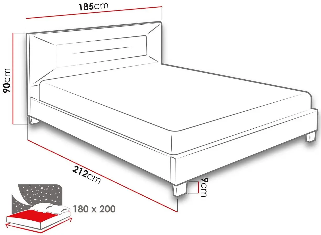 Pat Mirjan24 Talus/Dario baza lamele 180x200 (Beige) - 2
