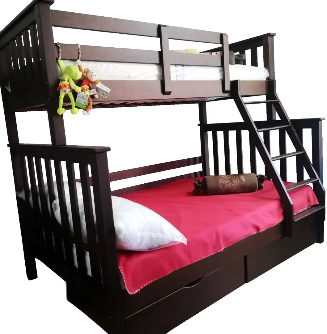 Двухъярусная кровать МКС Скандинавия 120/80x190 (Набор) - 2