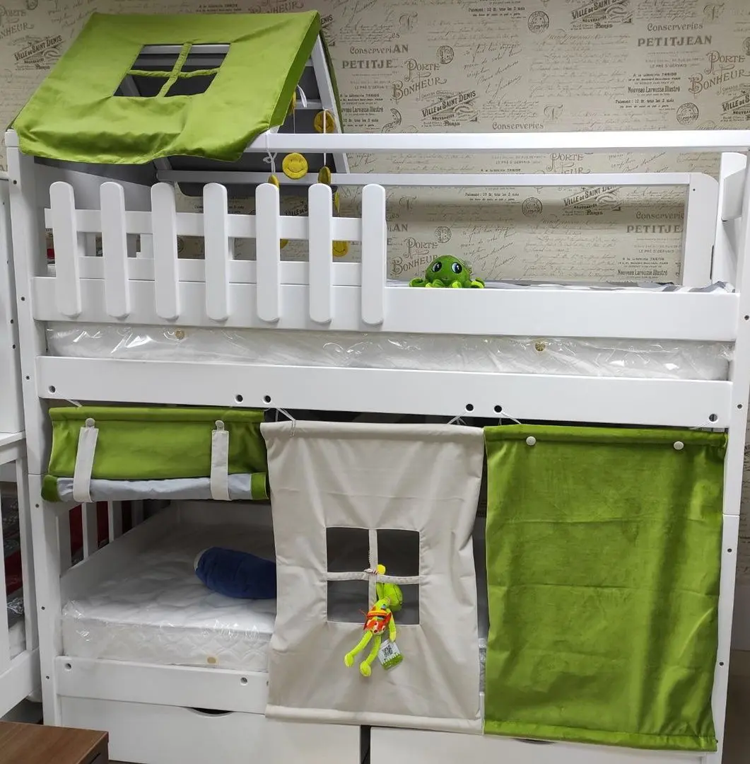 Двухъярусная кровать МКС Смайл 80x190 (Набор) - 2