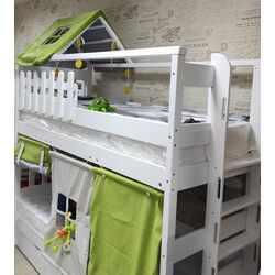 Двухъярусная кровать МКС Смайл 80x190 (Набор) Thumb