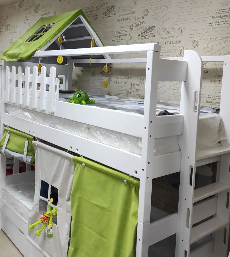 Двухъярусная кровать МКС Смайл 80x190 (Набор) - 3