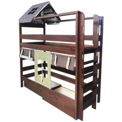 Двухъярусная кровать МКС Смайл 80x190 (Набор)