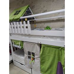 Двухъярусная кровать МКС Смайл 80x190 (Набор) Thumb