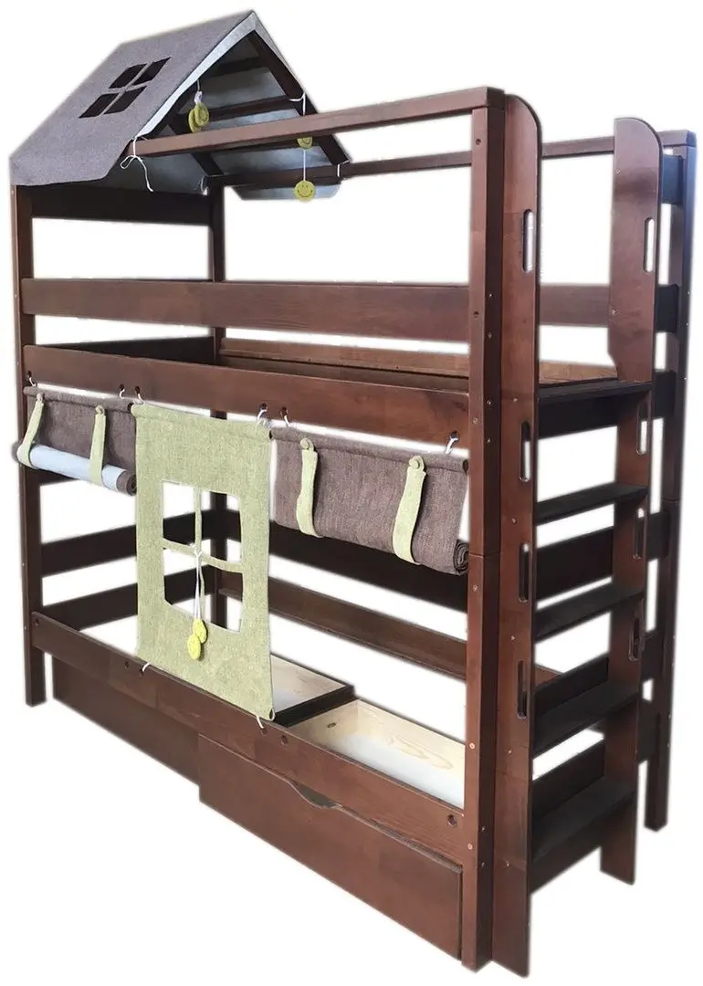 Двухъярусная кровать МКС Смайл 80x190 (Набор)