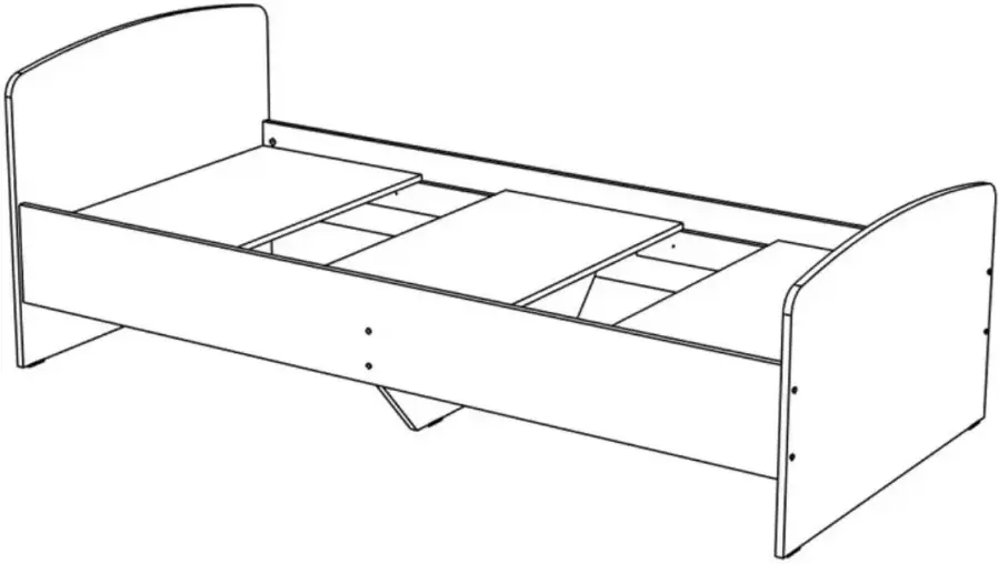 Pat МЛ-Мебель Rio №1 90x200cm (Sonoma Oak) - 3