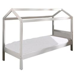 Pat casuta Mobhaus Montessori Impres 90x200 (White)