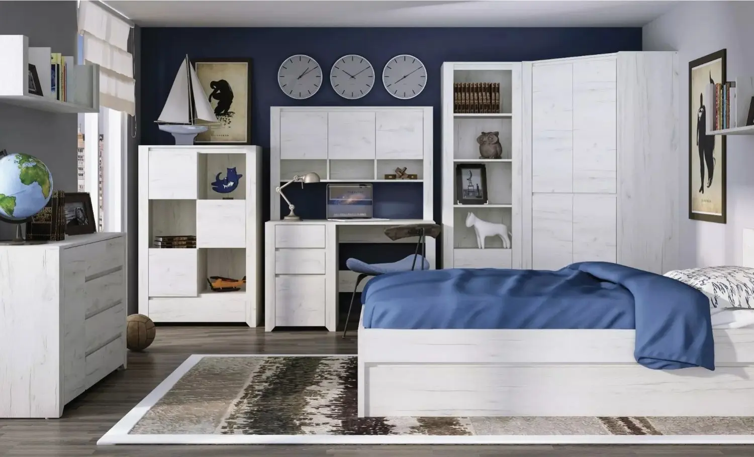 Кровать Tempo Kondela Angel Typ 90 90х200 (Craft White)