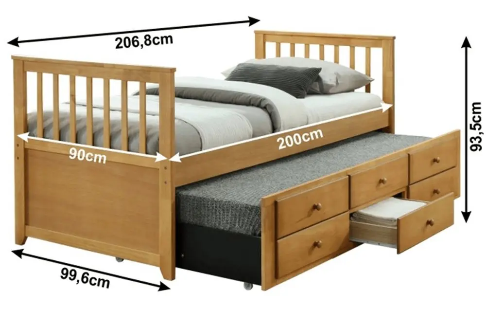 Pat Mobhaus Austin New 90x200 (Oak)