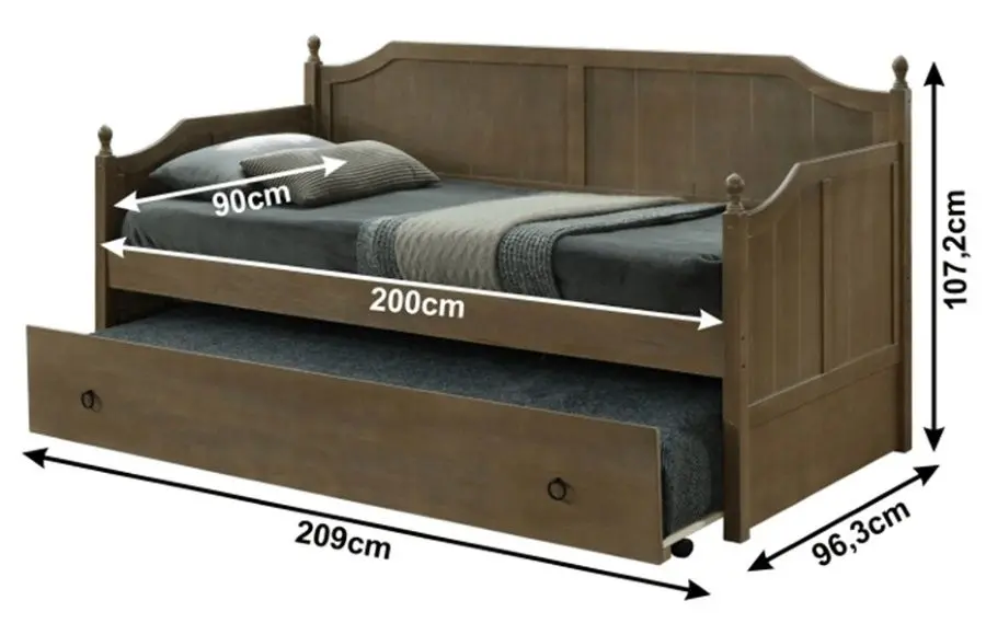 Pat Mobhaus Baroba 90x200 (Old Oak)