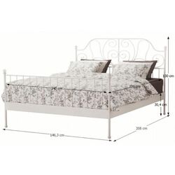 Кровать Mobhaus Behemoth 140x200 (White) Thumb